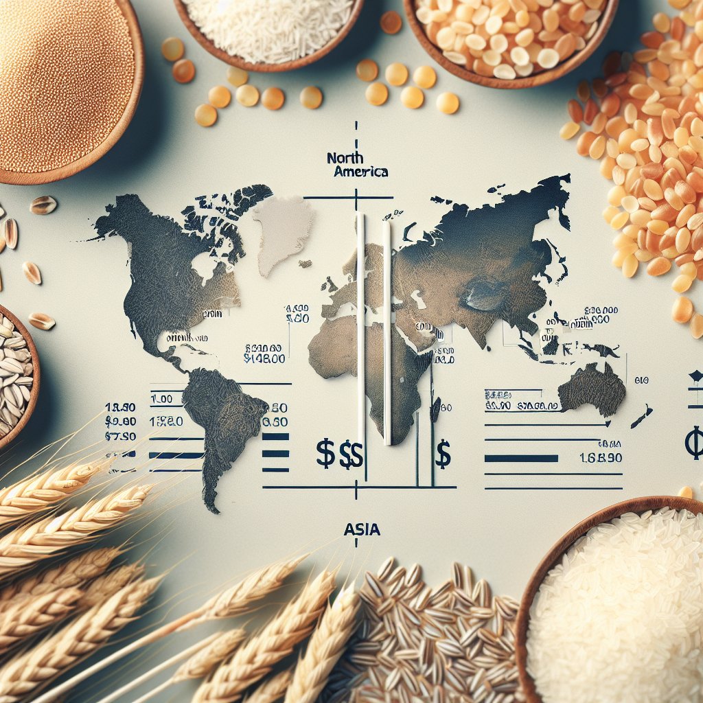 Comparing Regional Grain Prices: North America vs. Asia