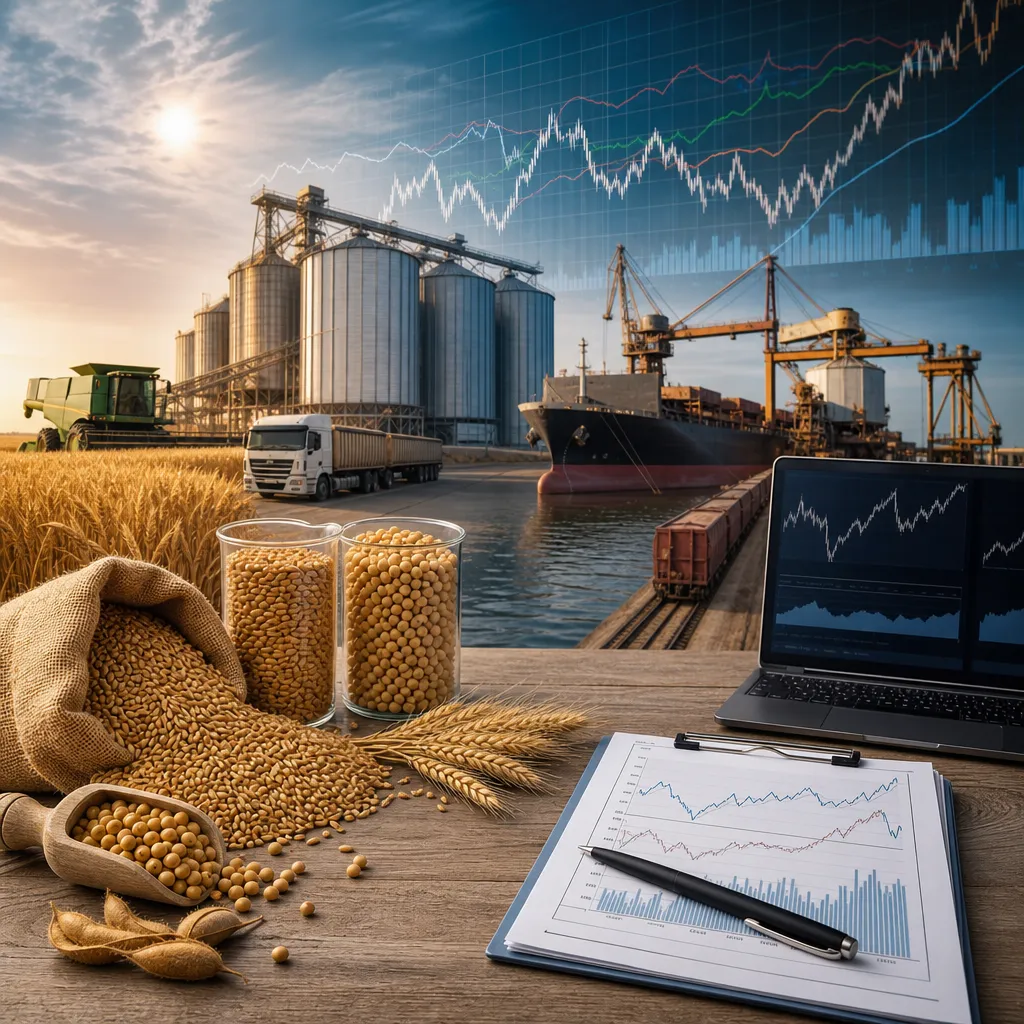 Spot Grain Prices vs Futures Prices